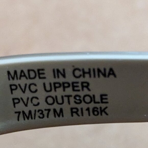 MICHAEL KORS Cork Sandals MK Logo charm Jelly PVC flip flop CHOOSE SIZE 7 - Picture 5 of 7